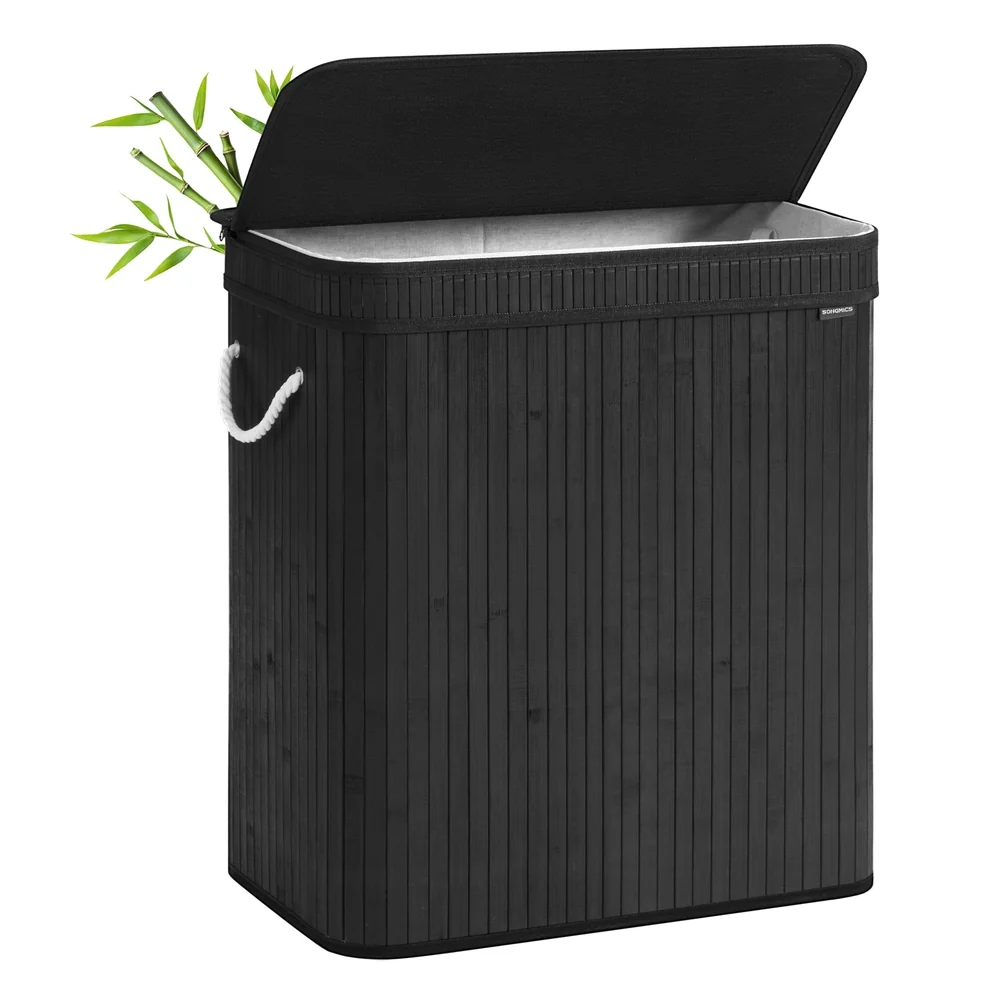 Healthy SONGMICS Dirty Clothes Storage Basket with Lid Liner Crafted