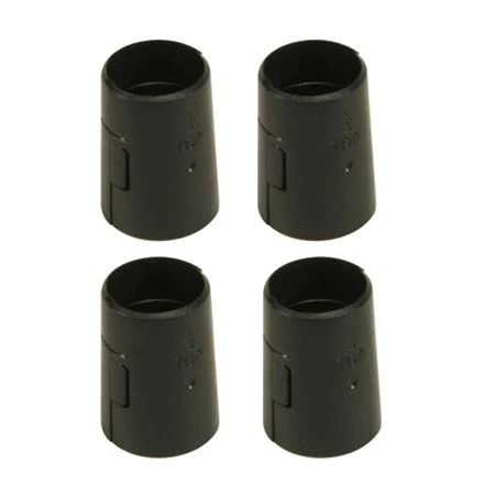 Breathable 1 quot Diameter Black Shelf Clips – 4-Pack Soft