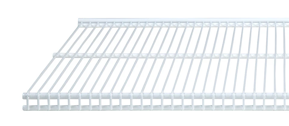 Natural 30 quot x16 quot VENTILATED SHELF WHITE Modern