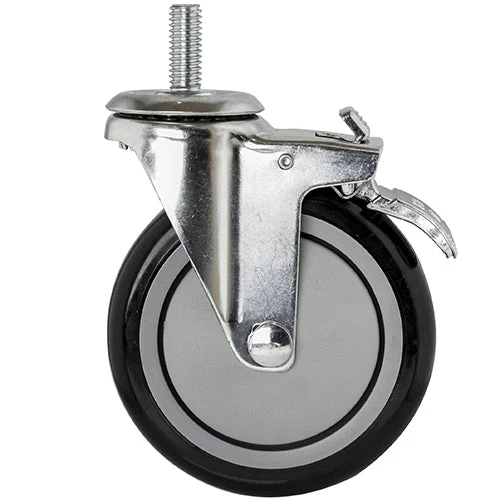 Effective 5 quot Polyurethane Threaded Casters – 4-Pack Original Design