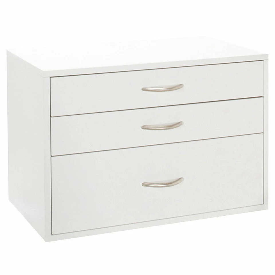 Lightweight OBOX 3 DRAWER WHITE High-Grade