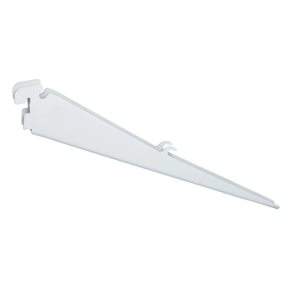 Contemporary 12 quot SLANT VENT SHOE BRACKET WHT User-Friendly