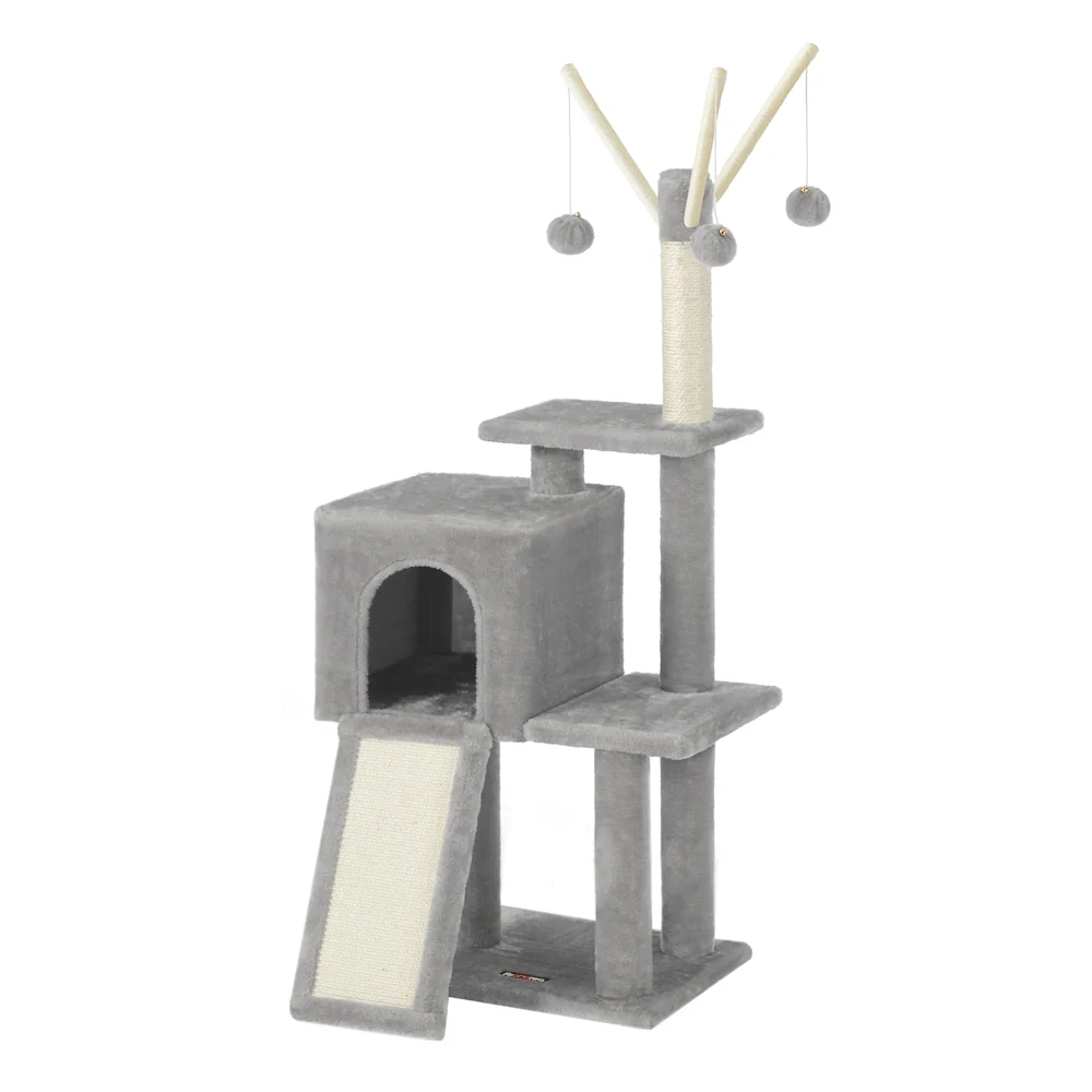 Carefully Designed Feandrea Small Cat Tower for Indoor Cats Soft