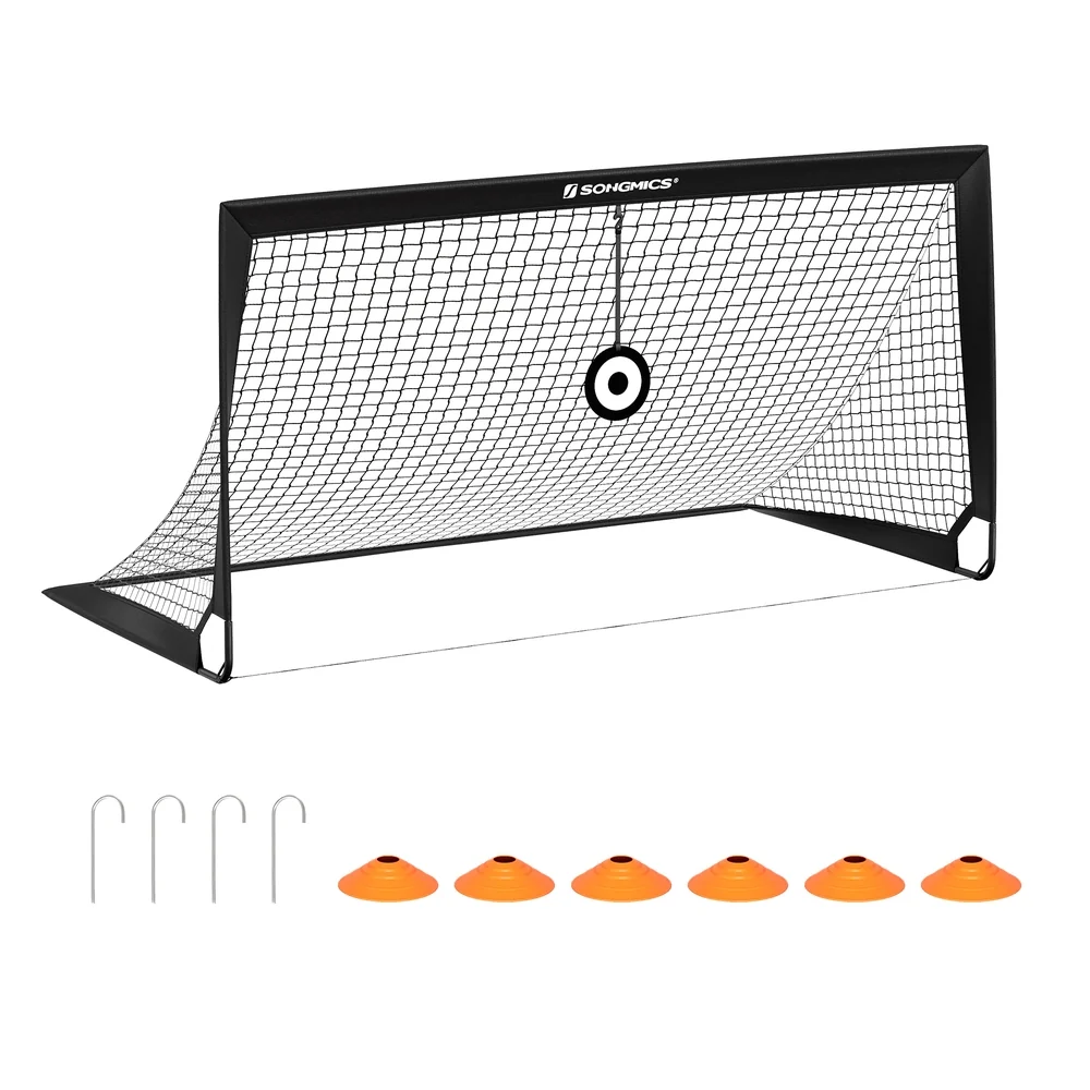 Optimized SONGMICS Soccer Goal with Target First-Class
