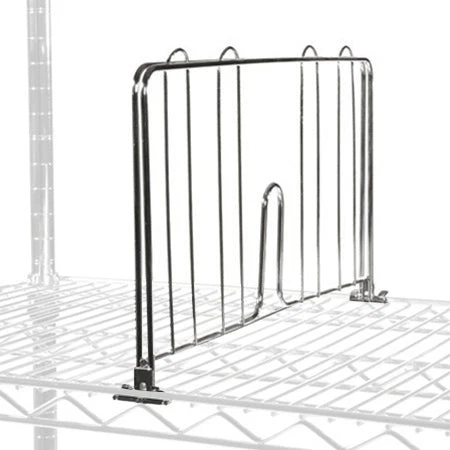 Sustainable Chrome Dividers for Wire Shelves Easy-to-Use