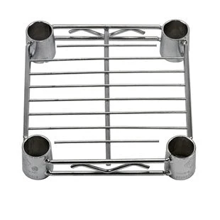 Contemporary 8 quot d Chrome Wire Shelves Sophisticated