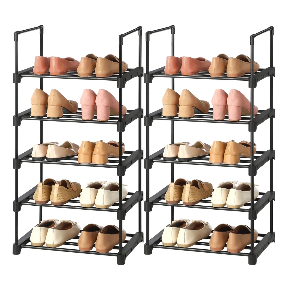 Advanced SONGMICS Set of2 5-Tier Shoe Racks Professional
