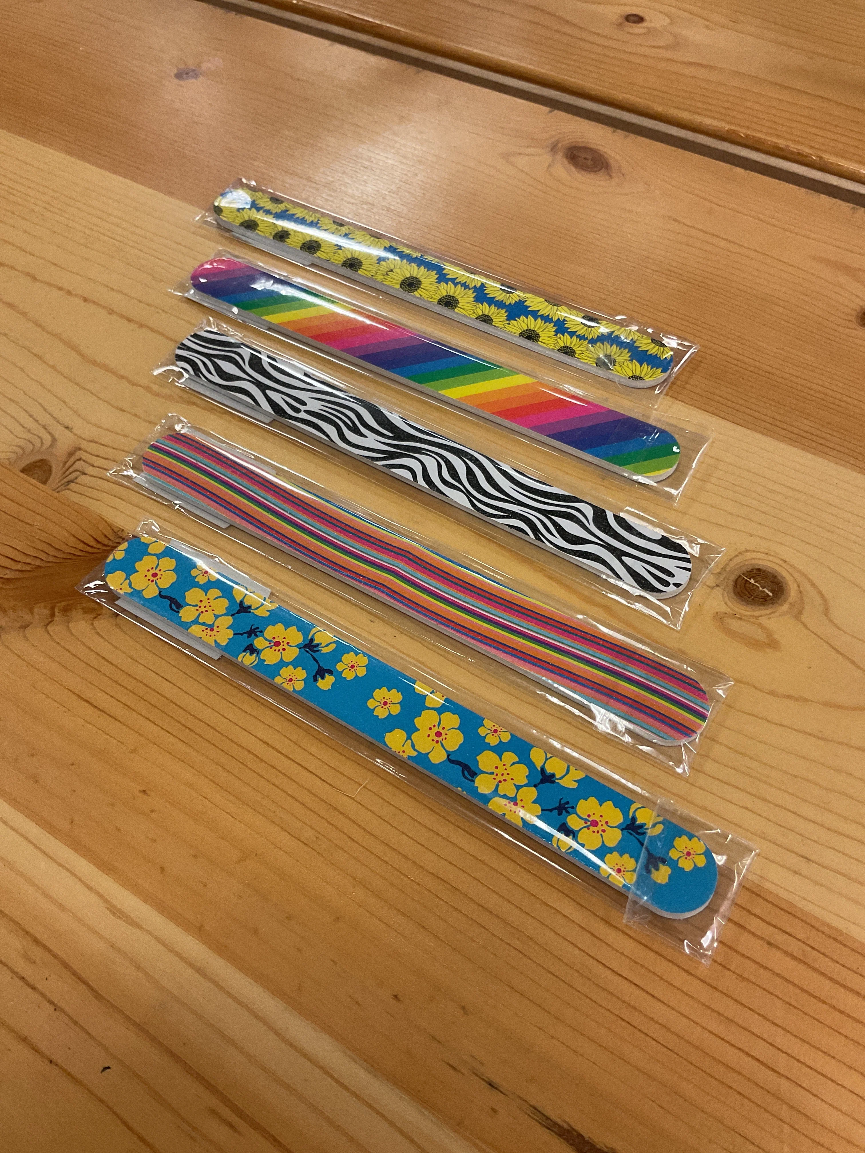 Expertly Made EMERY BOARD NAIL FILE ASSTD Efficient