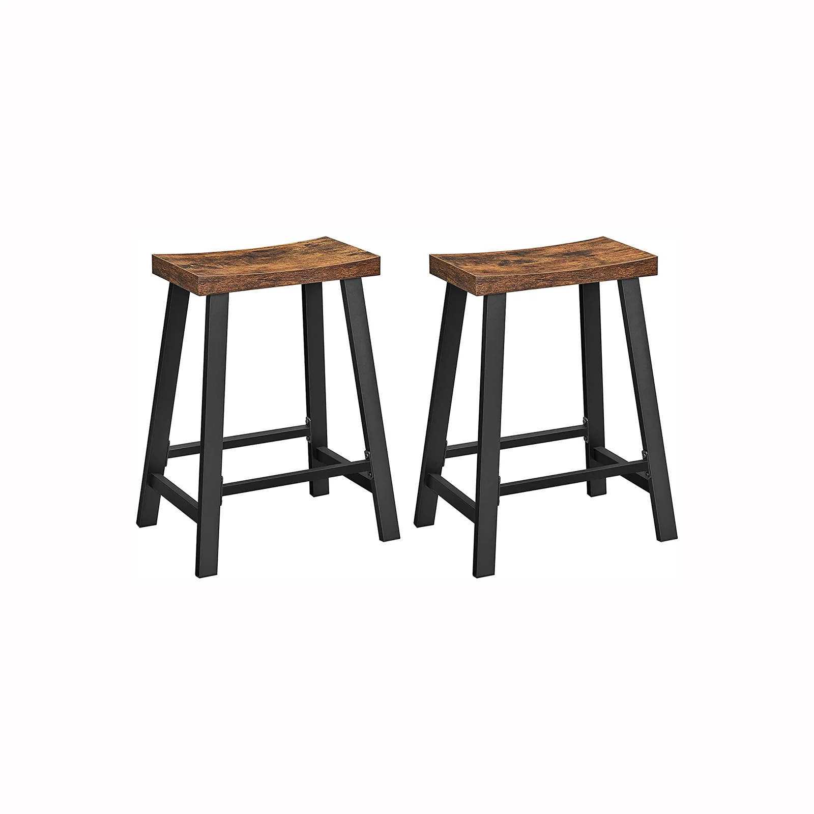 Genuine VASAGLE Set of 2 Bar Stools with Footrest Smart