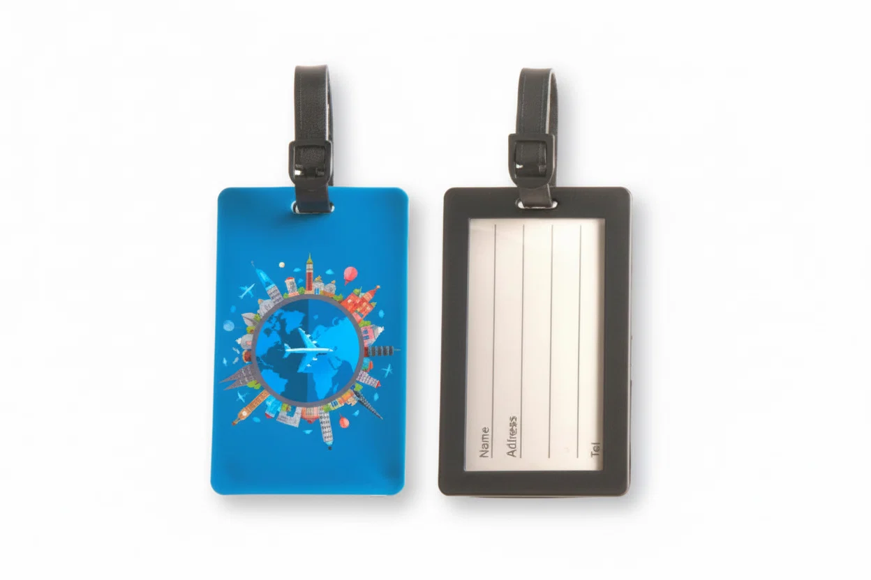Original LUGGAGE TAG RUBBER WORLD Verified
