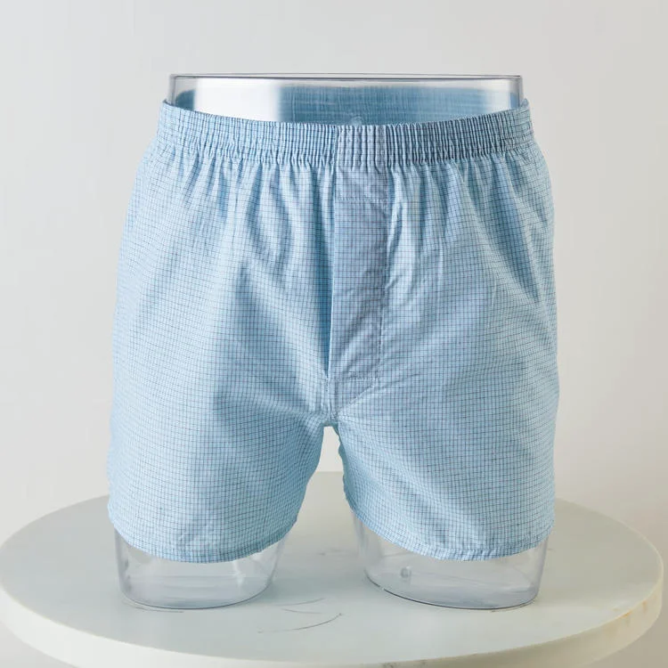 Trendy MENS WOVEN COTTON UNDERWEAR BL L Smart