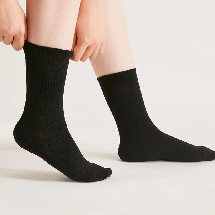 Outstanding WOMEN SOCKS MID KNITTED BK 1P Easy-to-Use