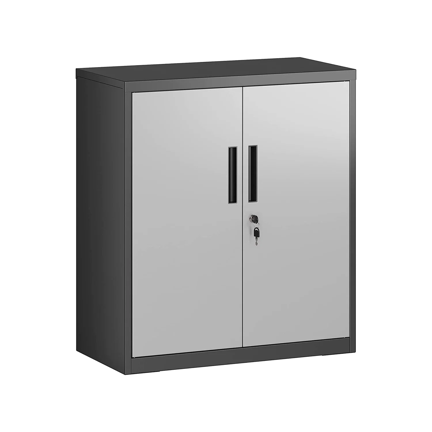 Proven SONGMICS Office Cabinet with Storage Shelves and Double Door Premium Material