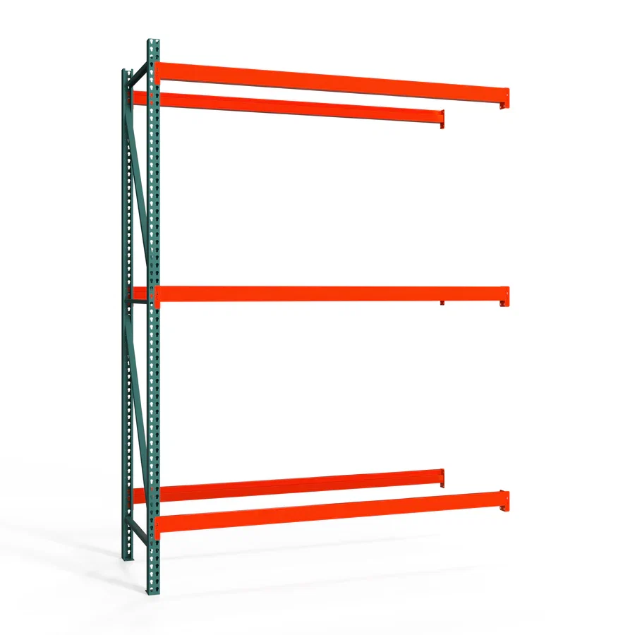Specialty 3-Tier Teardrop Pallet Rack Add-On Units – Standard Duty – 36 quot d x 144 quot h Reusable