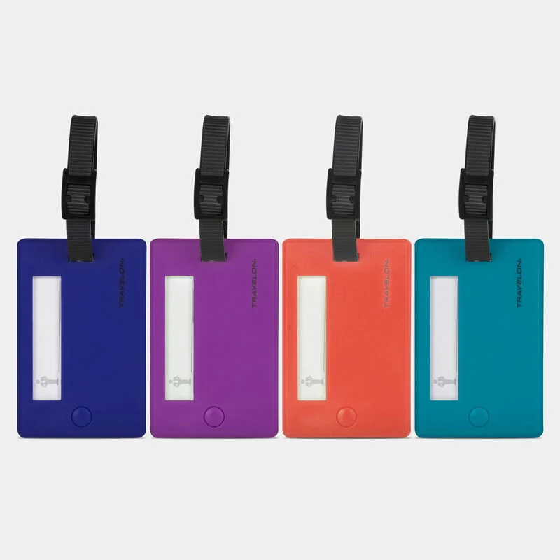 Effective SET OF 4 LUGGAGE TAGS BOLDS Comfortable