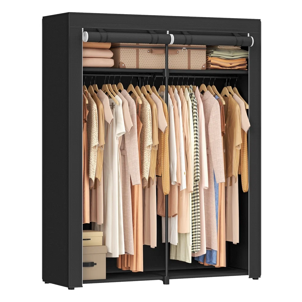 Easy-to-Use SONGMICS Portable Closet Wardrobe 55.1 x 16.9 x 68.5 Inches Quality