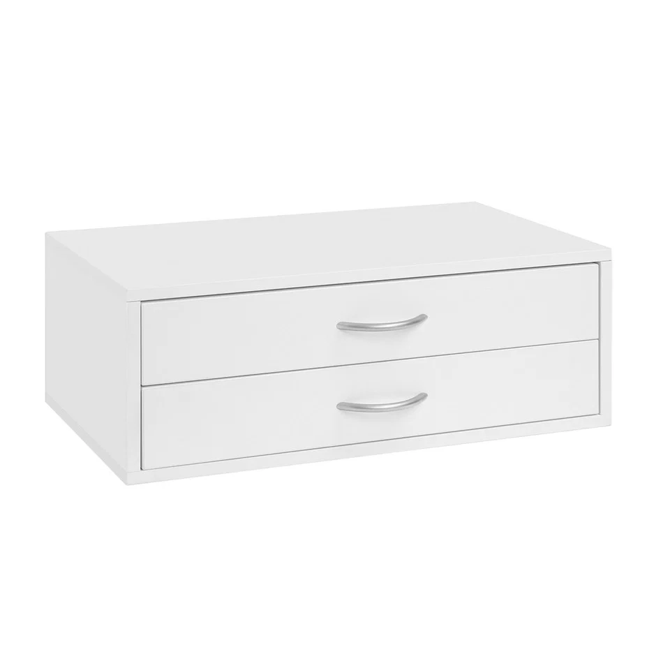 Pure DBLHANG OBOX 2 DRAWER WHITE Environmentally Friendly
