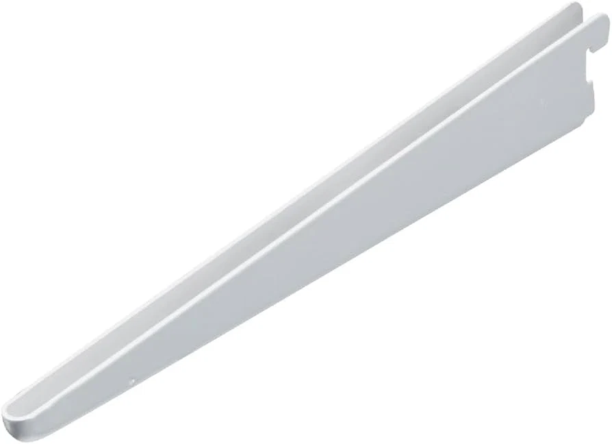 Durable 9 quot VENTILATED SHELF BRACKET WHT Convenient