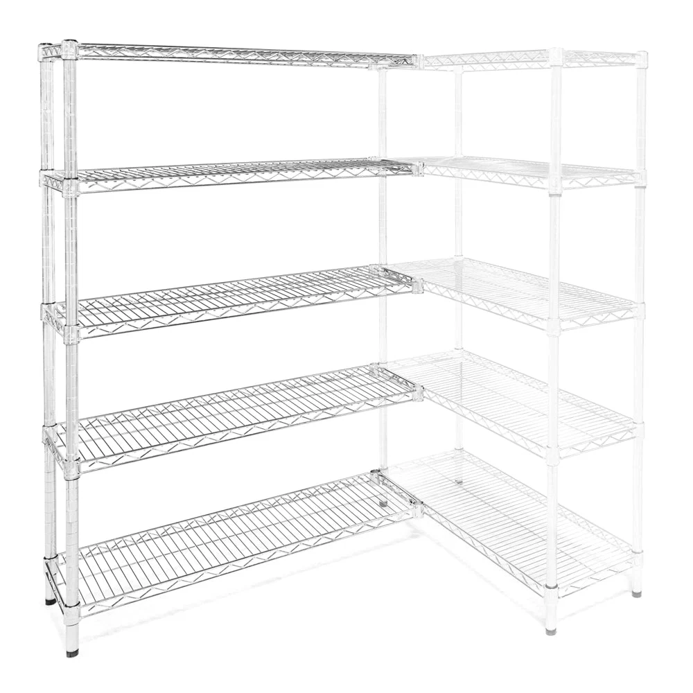 Classic 10 quot d x 48 quot w Wire Shelving Add-Ons w 5 Shelves Authentic