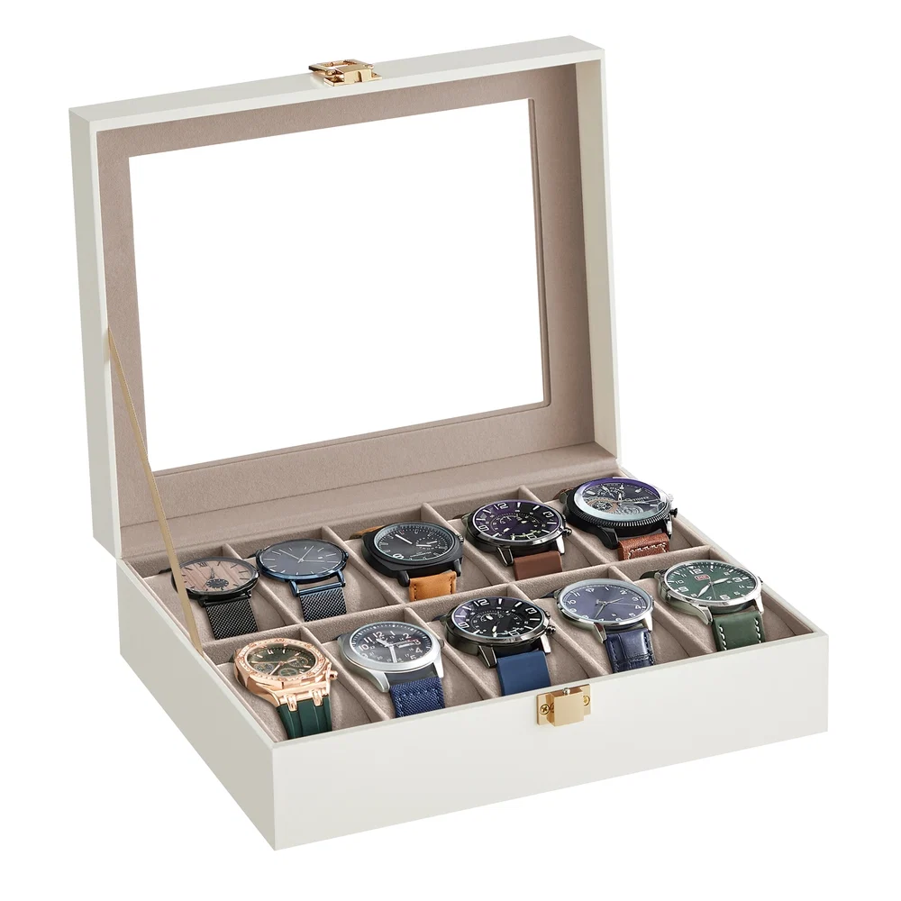 Innovative SONGMICS Watch Box with 10 Slots Verified