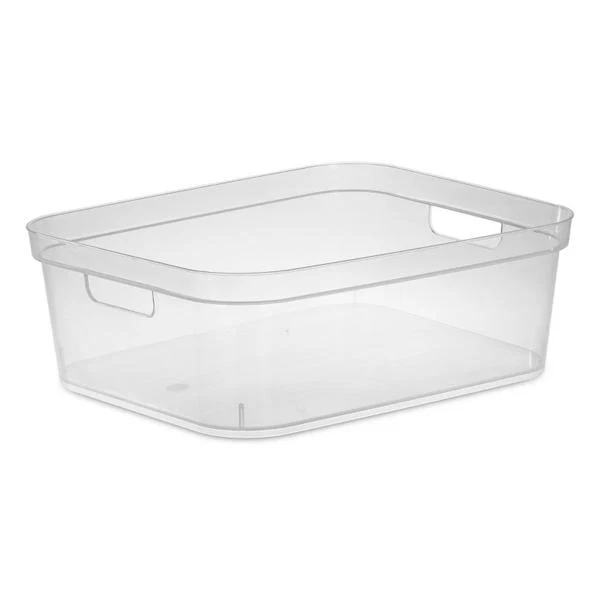 High-Grade SHORT STORAGE BIN CLEAR Trendy