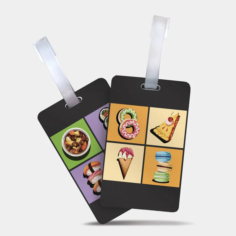 Easy-to-Use LUGGAGE TAGS SWEET N SALTY SET OF 2 High-Quality