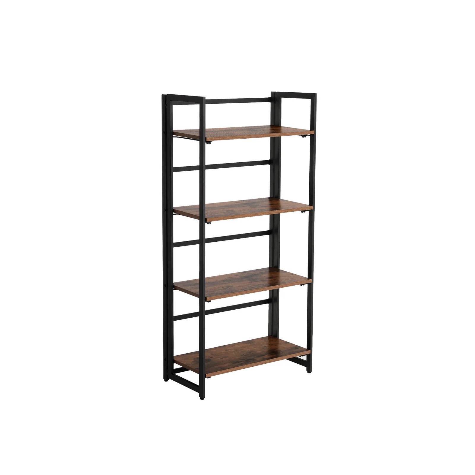 Verified VASAGLE Industrial Folding Ladder Shelf Premium Material
