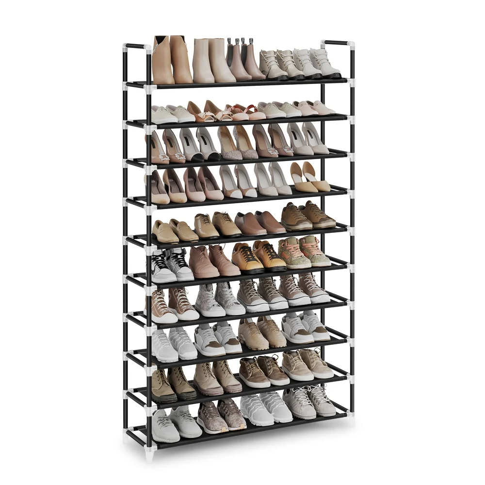 Trusted SONGMICS 10-Tier Shoe Rack for 50 Pairs Healthy