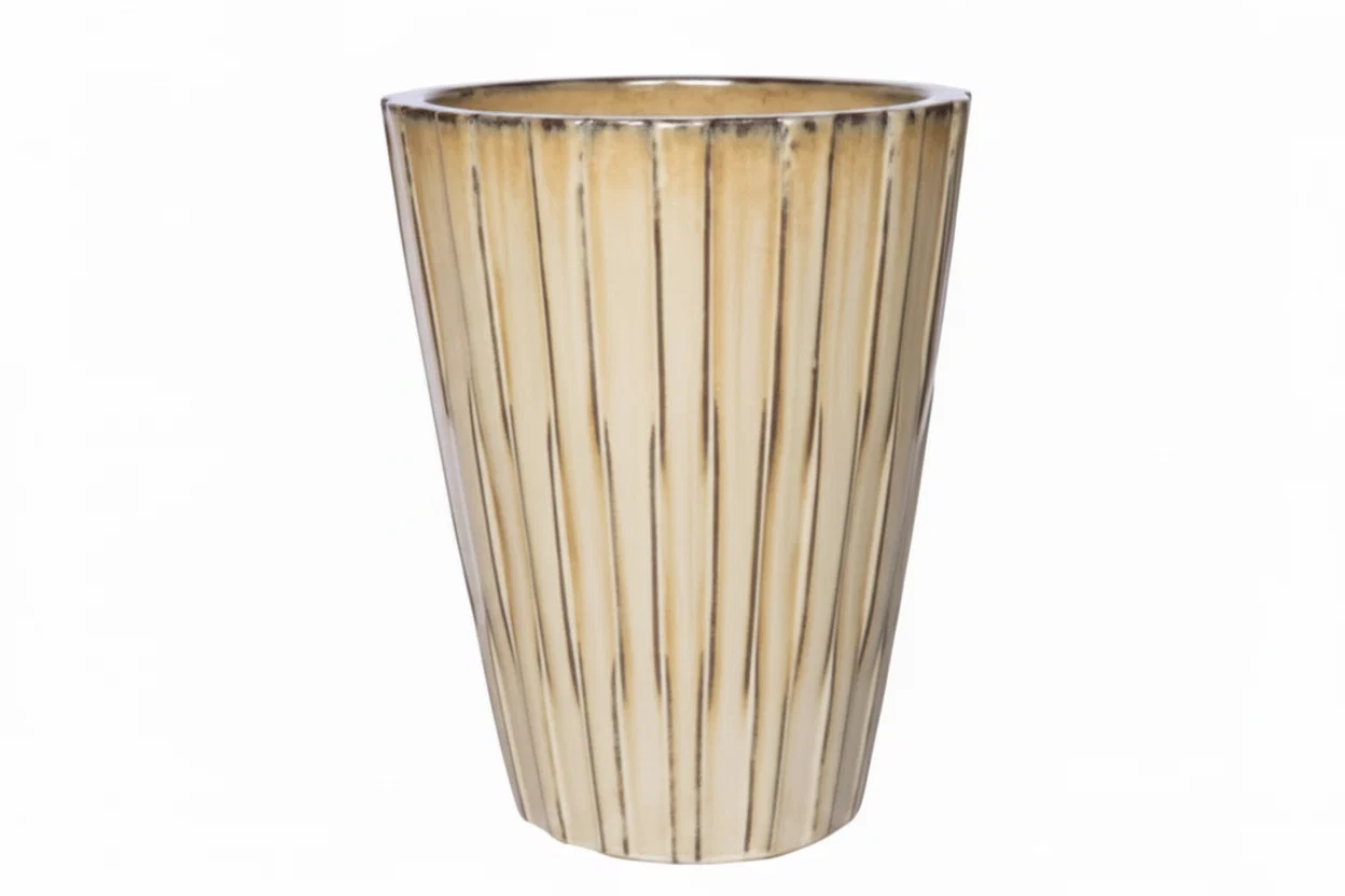 Easy-to-Use TECHNO 18.7 quot TALL PLANTER CREAM Environmentally Friendly