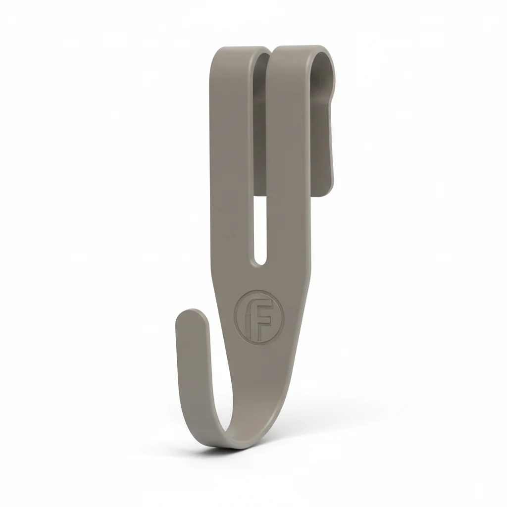 Casual Ventilated Shelf Hook – Nickel Smooth