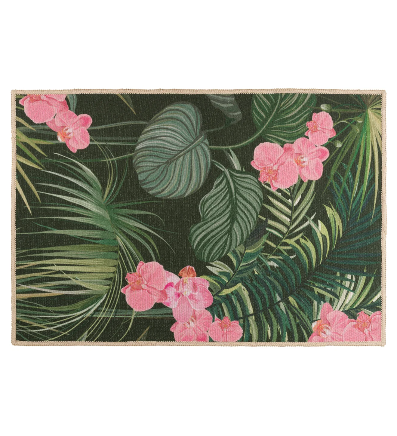 Organic RUG JUNGLE ORCHID 24 quot X36 quot Exclusive