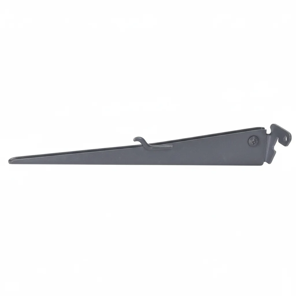Classic EDGE 12 quot Slanted Ventilated Shelf Bracket – Granite Gray Secure