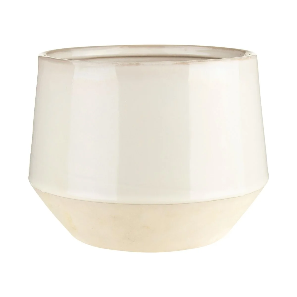 Organic FARMHOUSE TAPERED CROCK 5.5 quot WHITE Carefully Designed