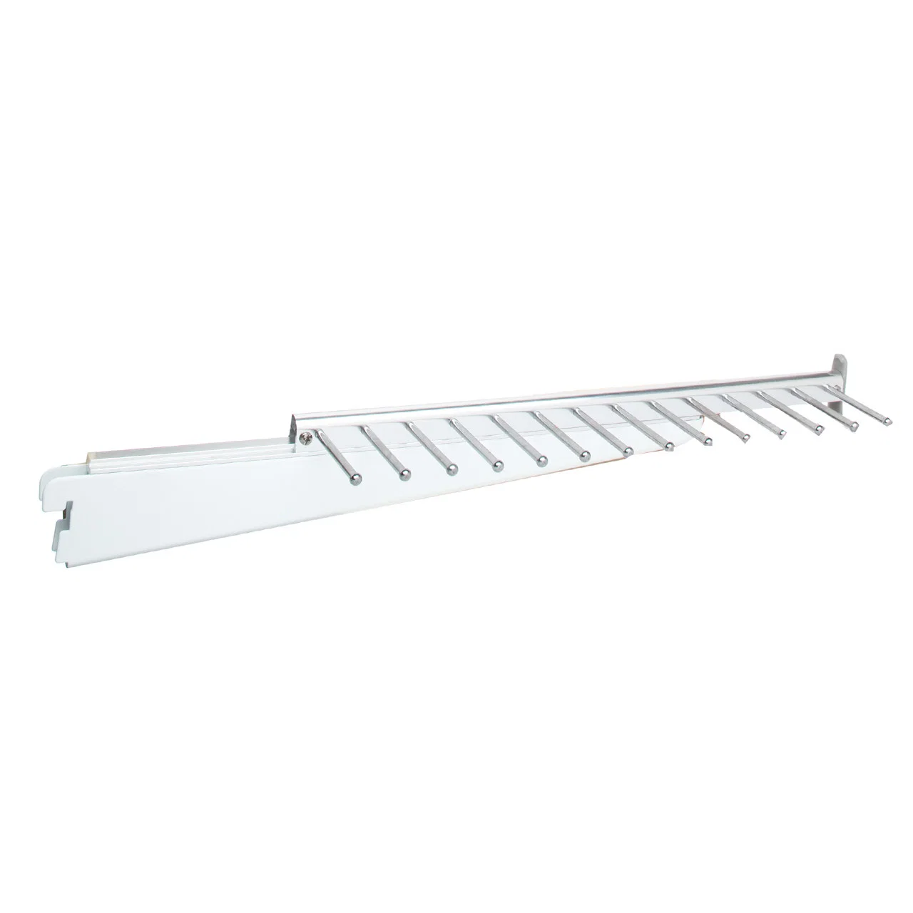Healthy Sliding Tie and Belt Rack – White Convenient