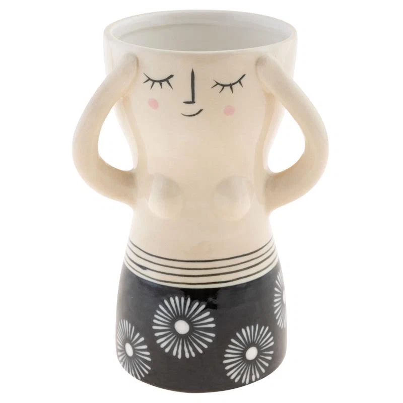 Exceptional EXPRESSION INK FLORAL VASE 5.5 quot Reusable