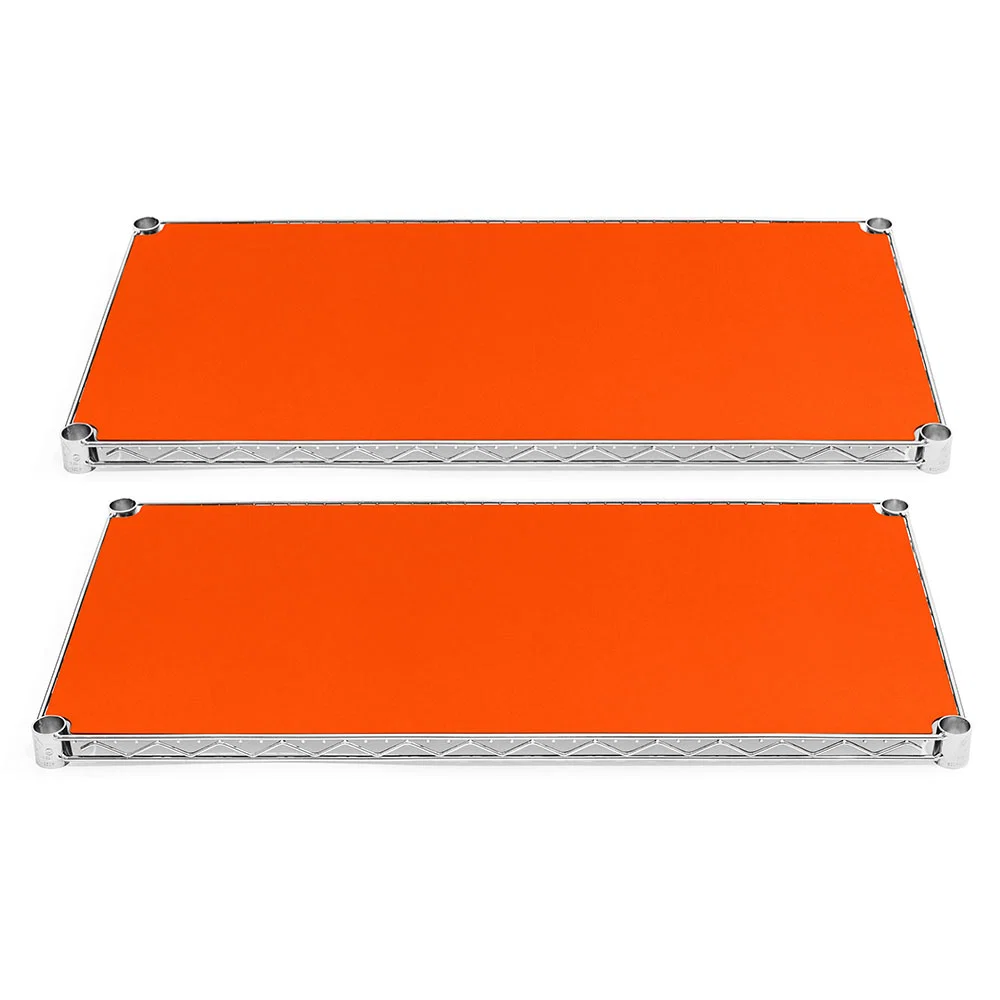 Fine Crafted 8 quot d Plastic Wire Shelf Liners 2-Pack – Orange Official