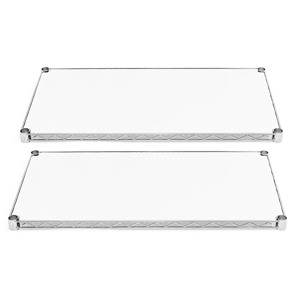 Innovative 10 quot d Plastic Wire Shelf Liners 2-Pack – White Elite