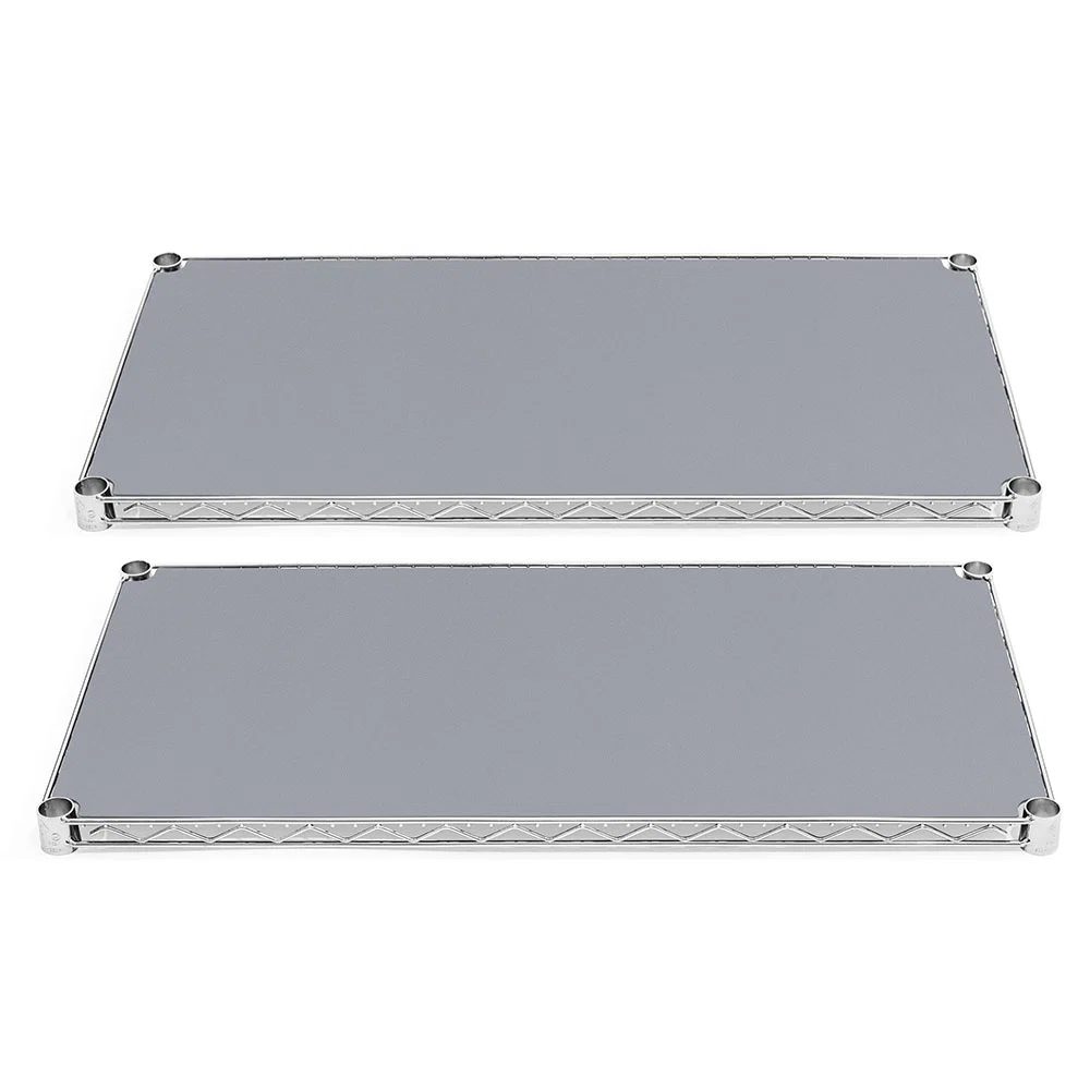 Innovative 12 quot d Plastic Wire Shelf Liners 2-Pack – Light Gray Genuine