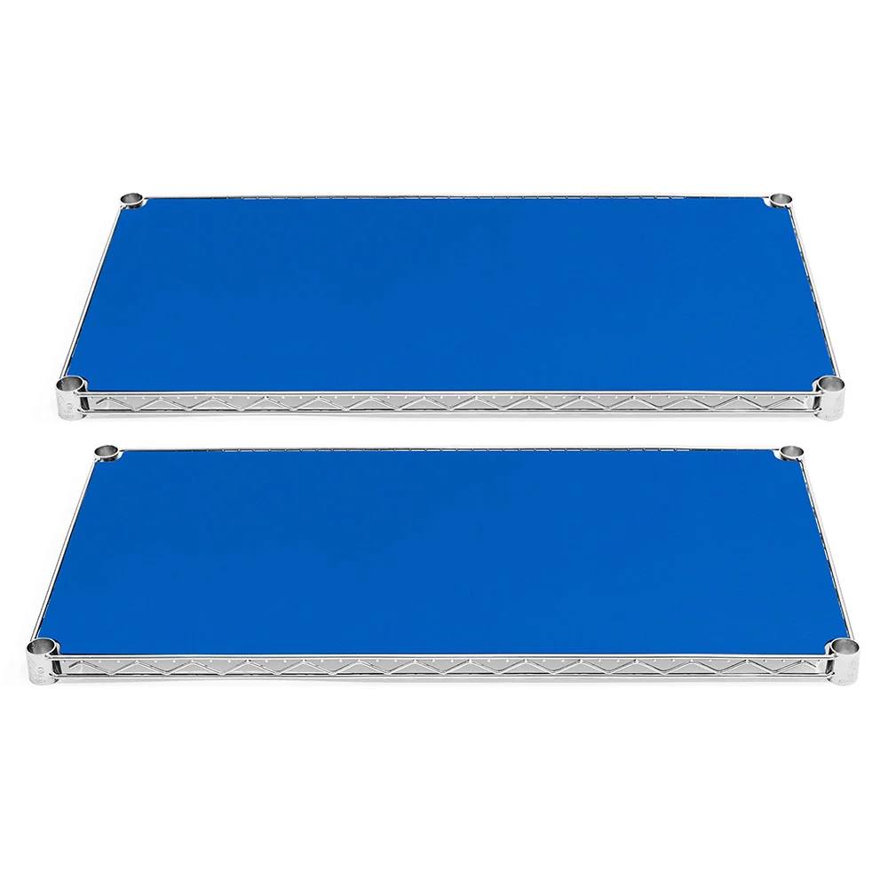 Authentic 24 quot d Plastic Wire Shelf Liners 2-Pack – Light Blue Excellent