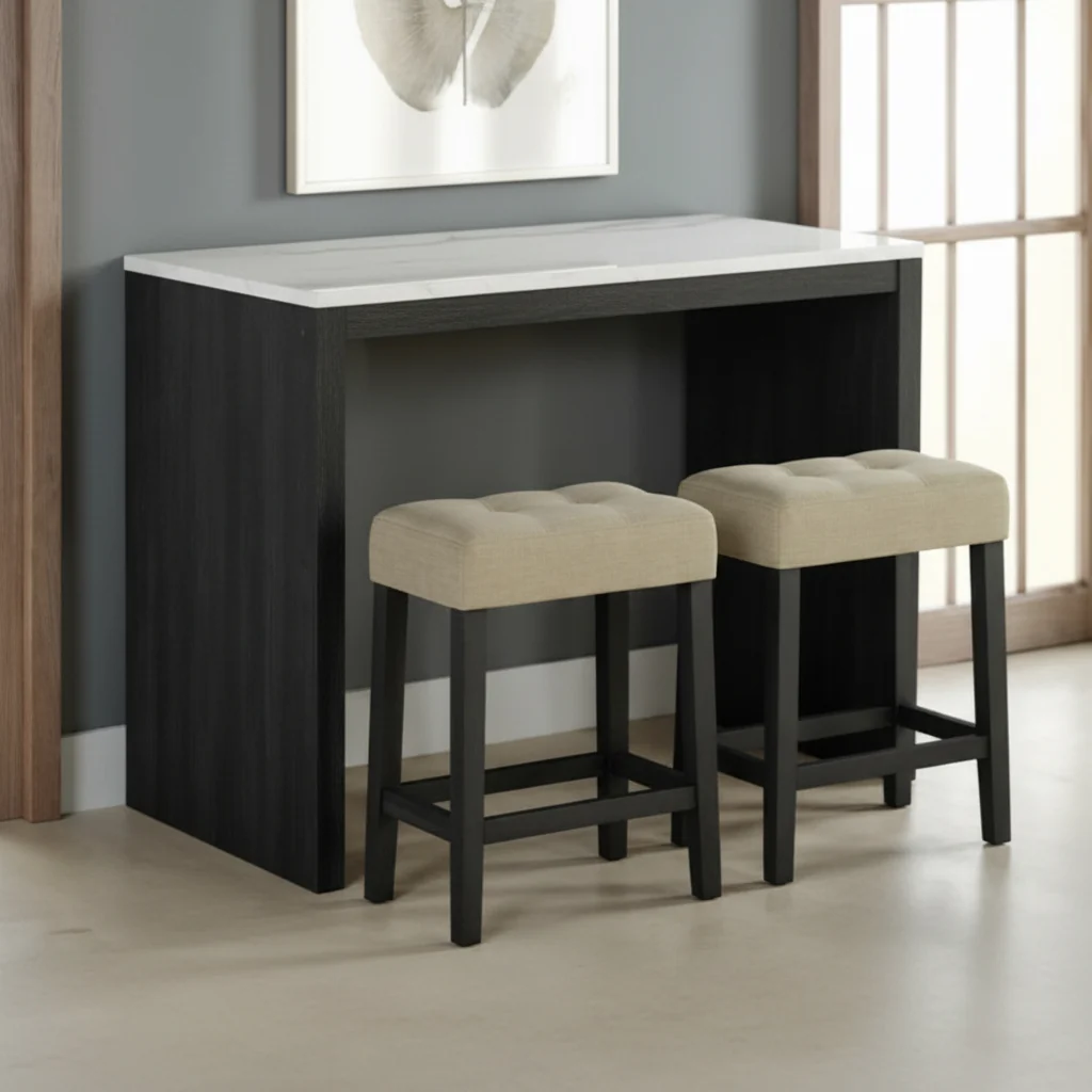 Optimized ZANAIDE DINING TABLE SET 3PC Consistent