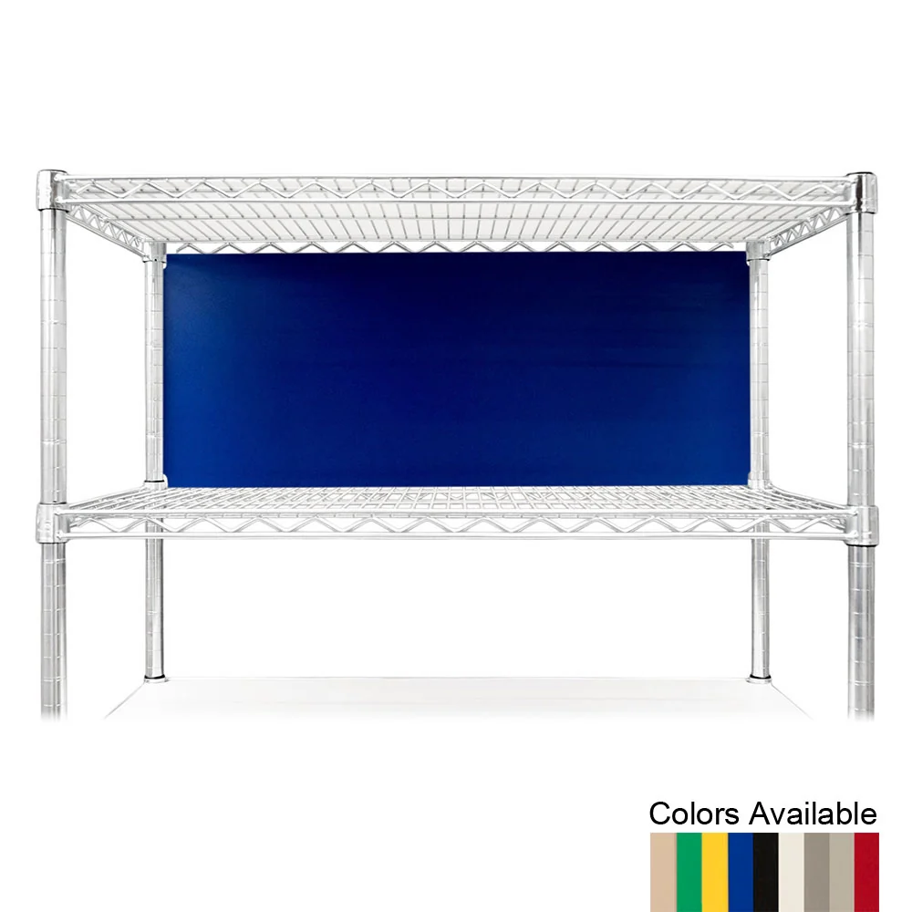 Functional 60 quot w x 18 quot h Wire Shelving Back Panels Easy-to-Use