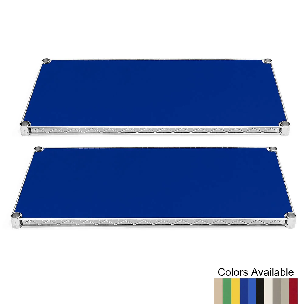 Durable 14 quot d x 36 quot w Plastic Wire Shelf Liners for Side Panels – 2-Pack Convenient