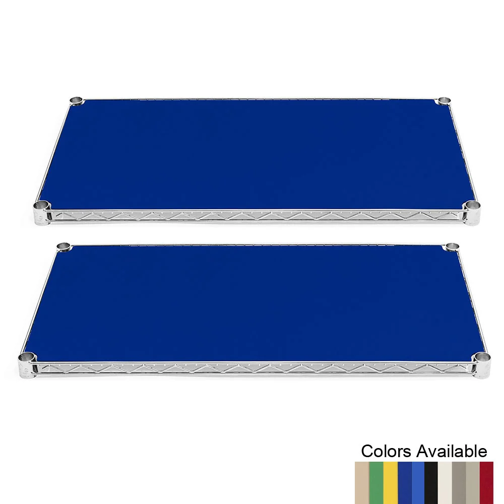 Fashionable 24 quot d x 48 quot w Plastic Wire Shelf Liners for Enclosures – 2-Pack Durable