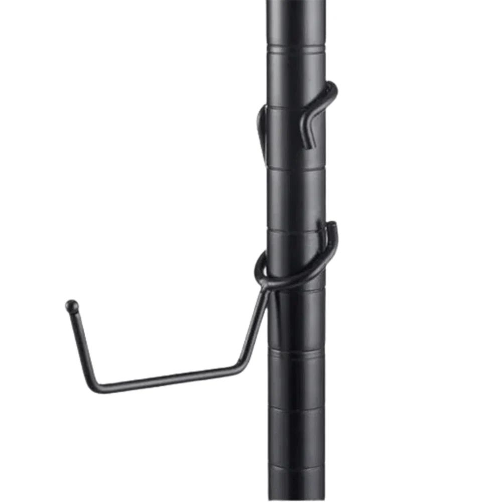 Sustainable Black Utility Hanger Post Hooks – 5-Pack Exceptional