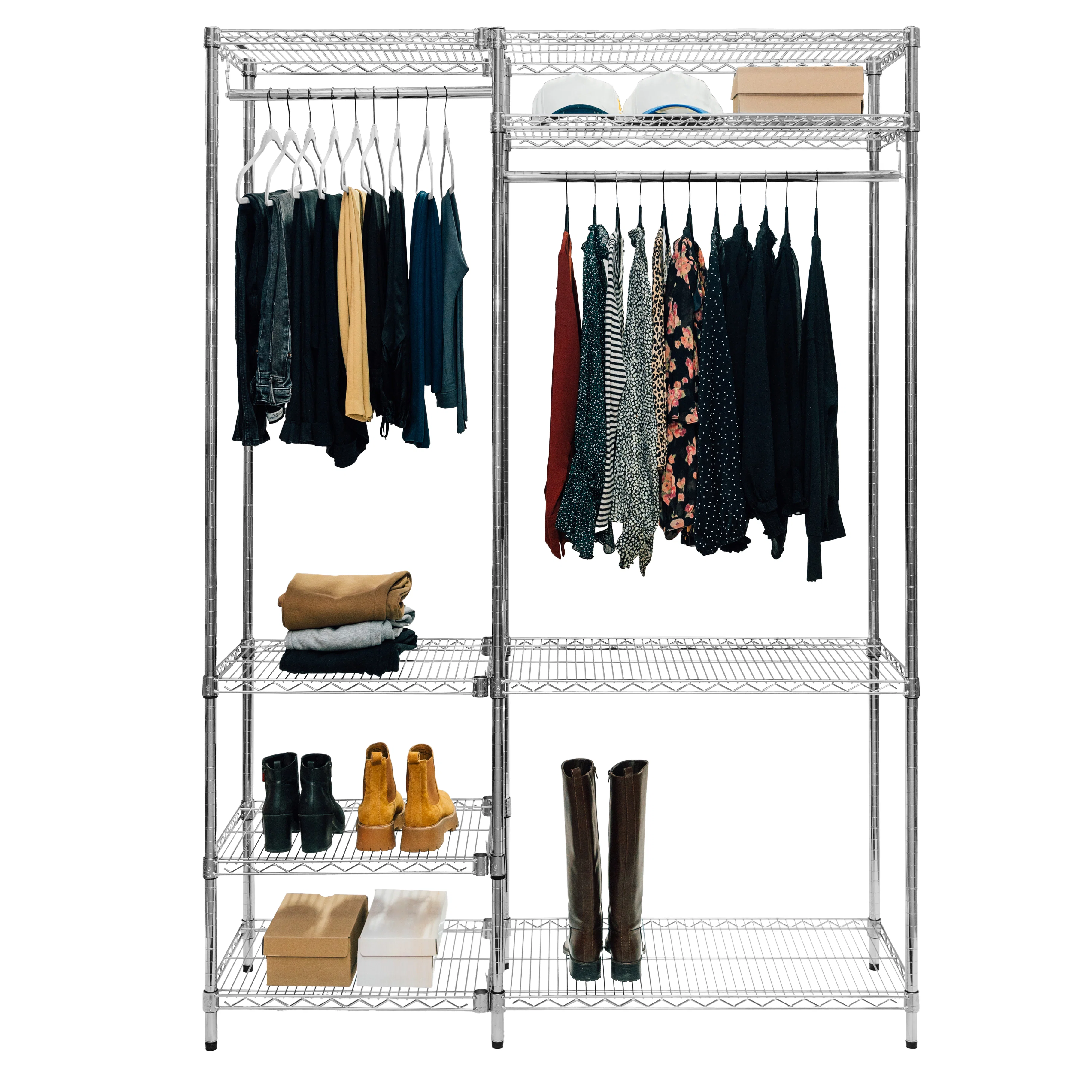 Optimized 18 quot d Modular Closet Storage System Advanced