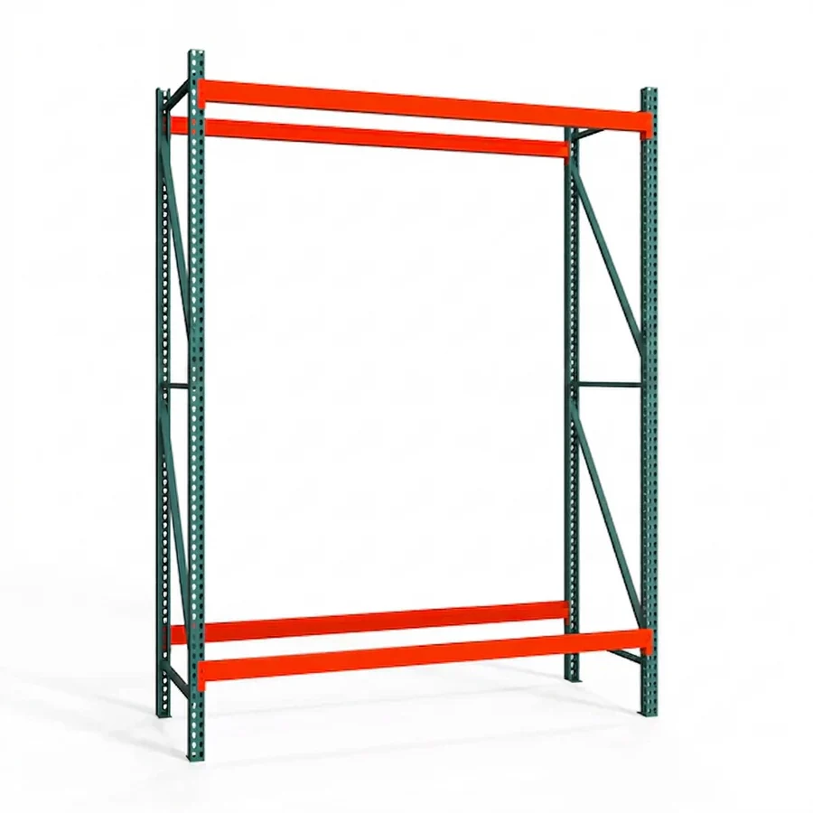 Superior 2-Tier Teardrop Pallet Rack Starter Units – Standard Duty – 36 quot d x 144 quot H User-Friendly