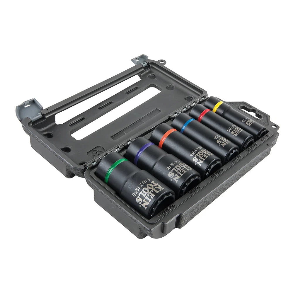 Elegant Klein 2-In-1 Impact Socket Set 12-Point 6-Piece 66010 Practical