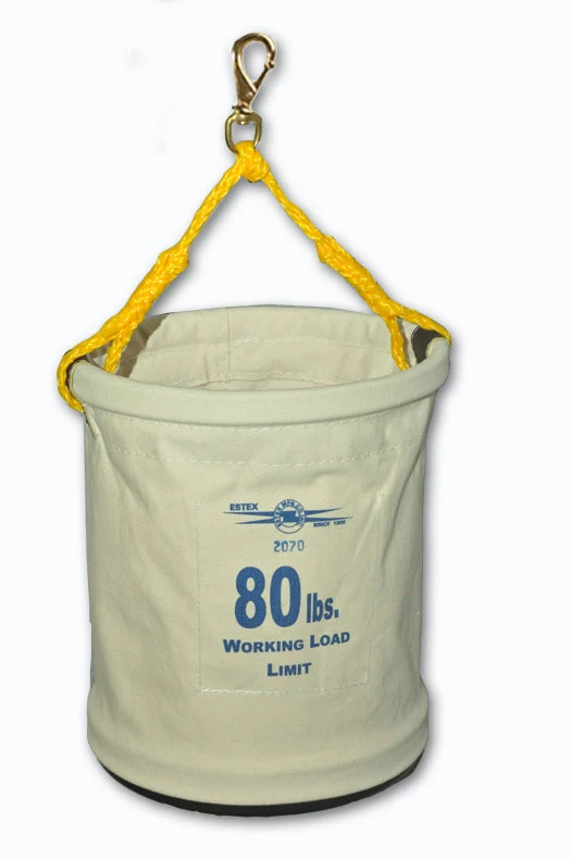 Detailed Estex Basic Canvas Bucket With Swivel Snap 2070 Safe