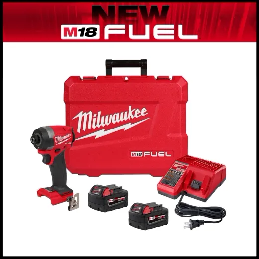 Sustainable Milwaukee M18 FUEL 1 4 quot Hex Impact Driver Kit 2953-22 Optimized