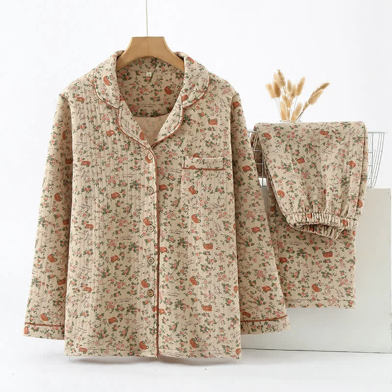 Modern Ownkoti Rural Rose Air Cotton Loungewear Set Expertly Made